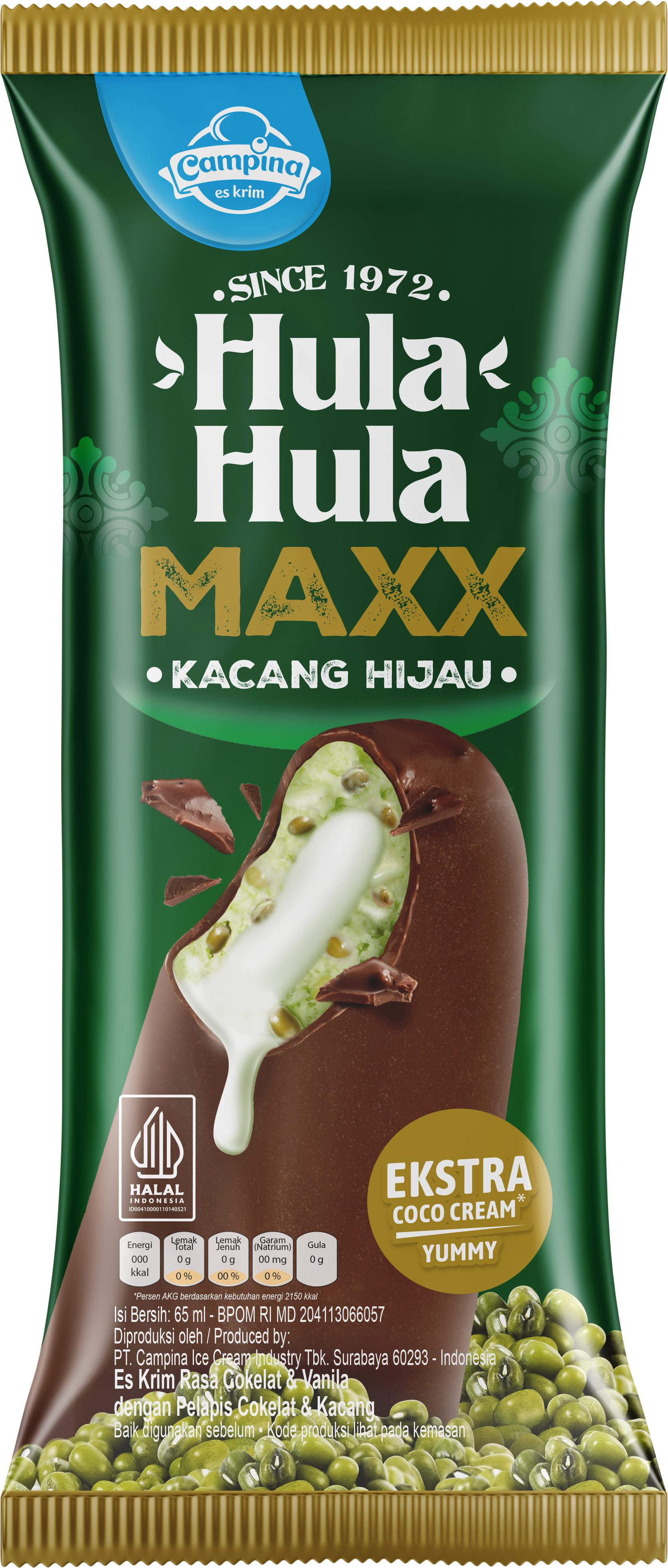 Hula Hula Maxx Kacang Hijau
